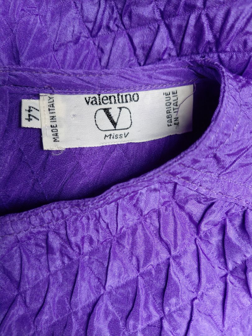 Vintage 100% silk blouse (1970s-1980s), EUR 44, Valentino Miss V