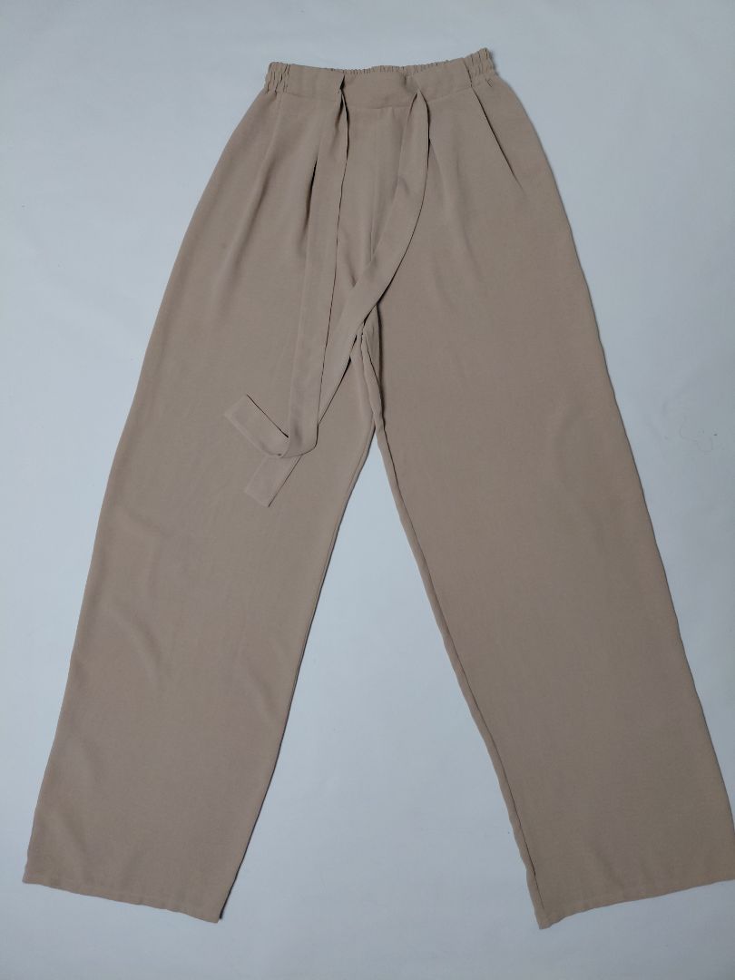 Wide straight-leg trousers, M, Zara
