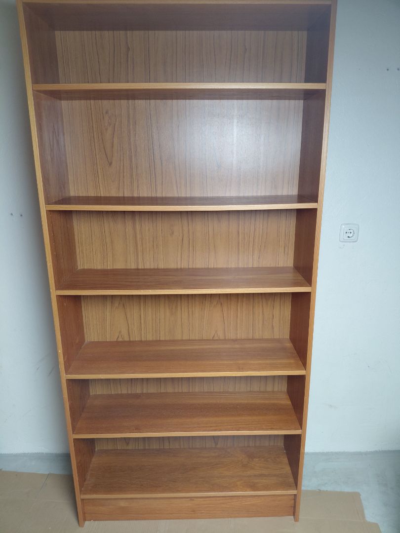 Teak bookshelf (190x90)