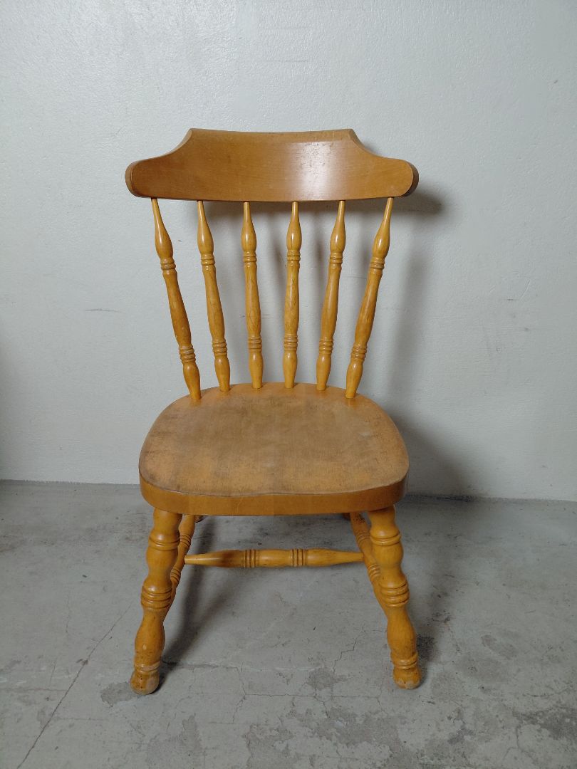 Vintage (1960s) "Nesto Y9" chair made of solid pine, Nässjö Stolfabrik