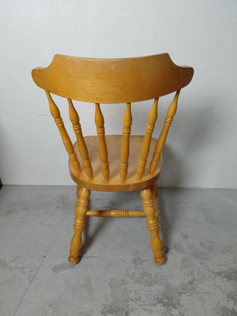 Vintage (1960s) "Nesto Y9" chair made of solid pine, Nässjö Stolfabrik