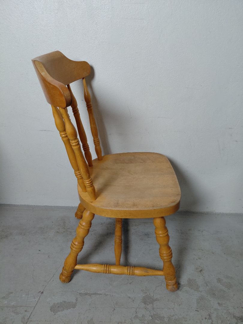 Vintage (1960s) "Nesto Y9" chair made of solid pine, Nässjö Stolfabrik