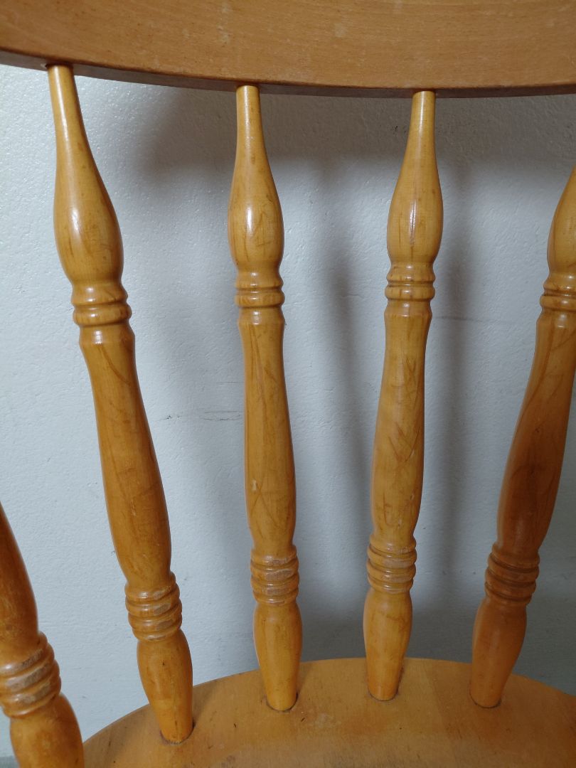 Vintage (1960s) "Nesto Y9" chair made of solid pine, Nässjö Stolfabrik