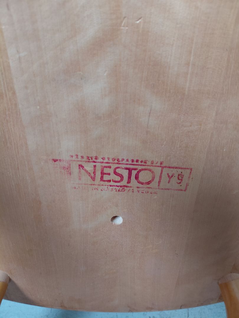 Vintage (1960s) "Nesto Y9" chair made of solid pine, Nässjö Stolfabrik