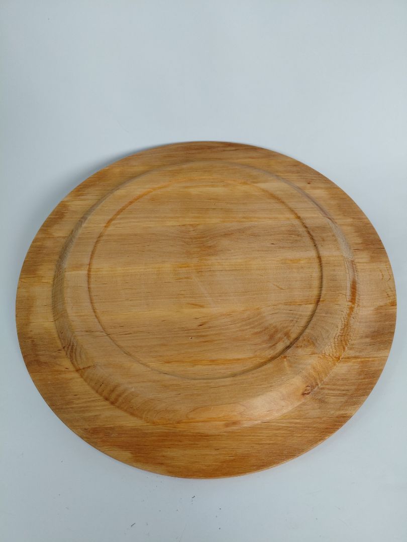 Wooden plate (Ø34 cm)