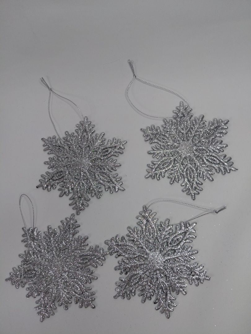 Christmas tree decoration snow 4 pcs