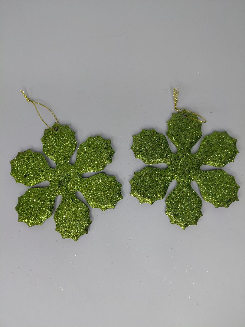 Christmas ornament - snowflakes 2 pcs