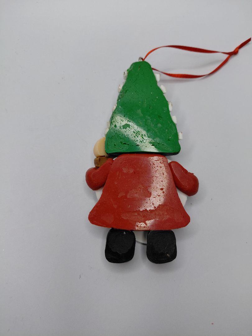 Jólaskraut - Jólasveinn heldur á ís