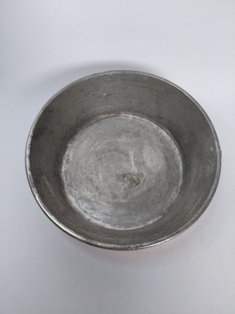 Vintage copper pan with handle