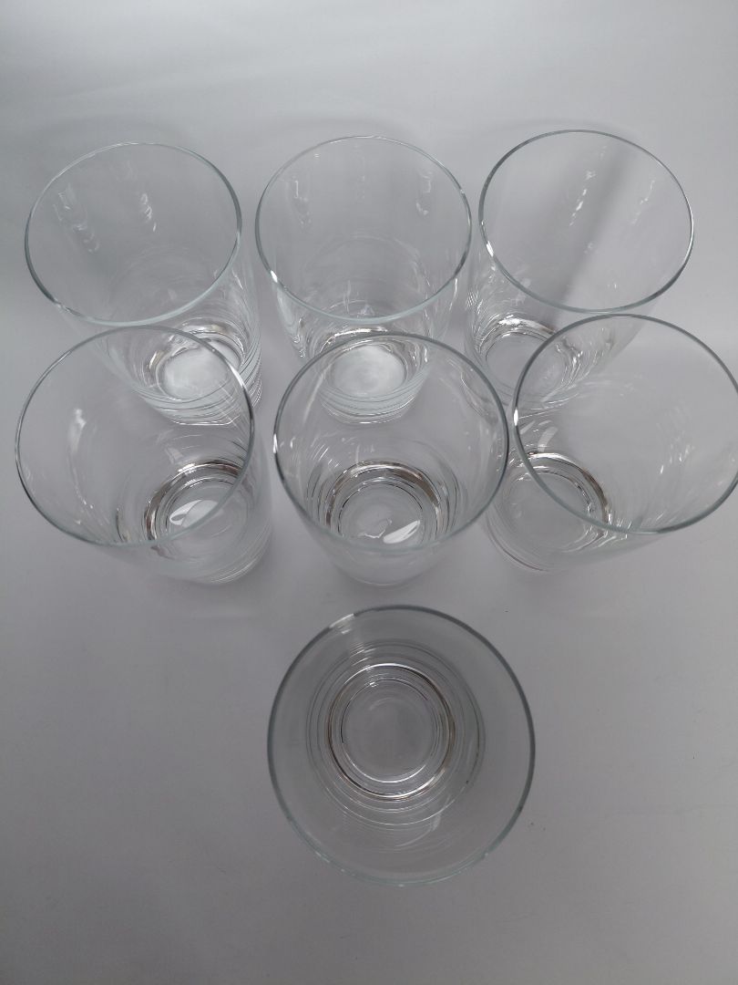 Glös 6 stk (Hæð 14.5 cm)