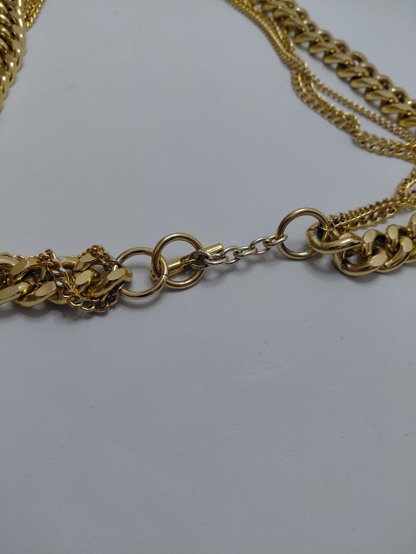 Vintage hálsfesti, þykk keðja