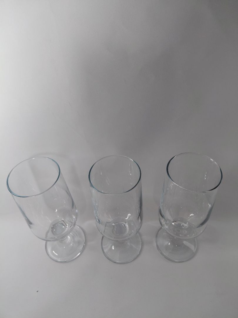 Kristal bjórglös á fæti (3 stk) Sonja línan, Bohemia Crystal