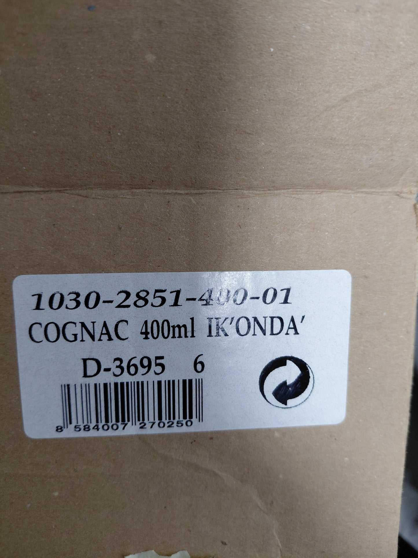 Kristal koníaksglös (4 stk)