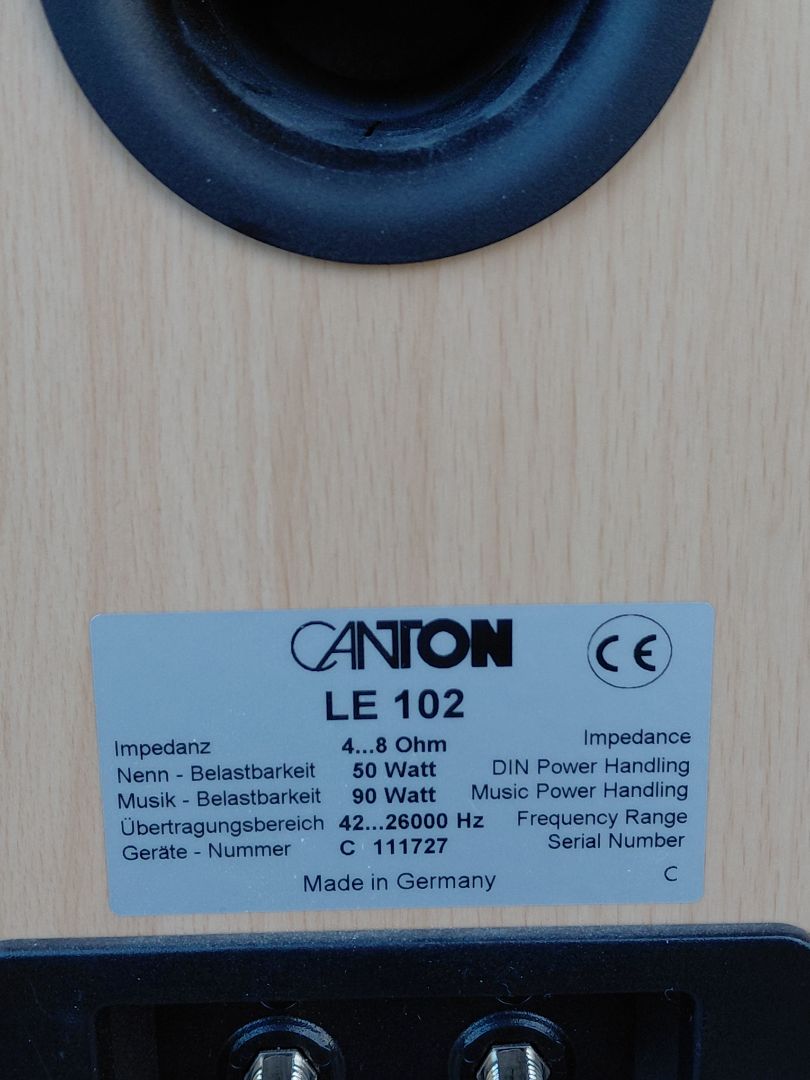 Canton bookshelf hátalarar (2 stk), Canton