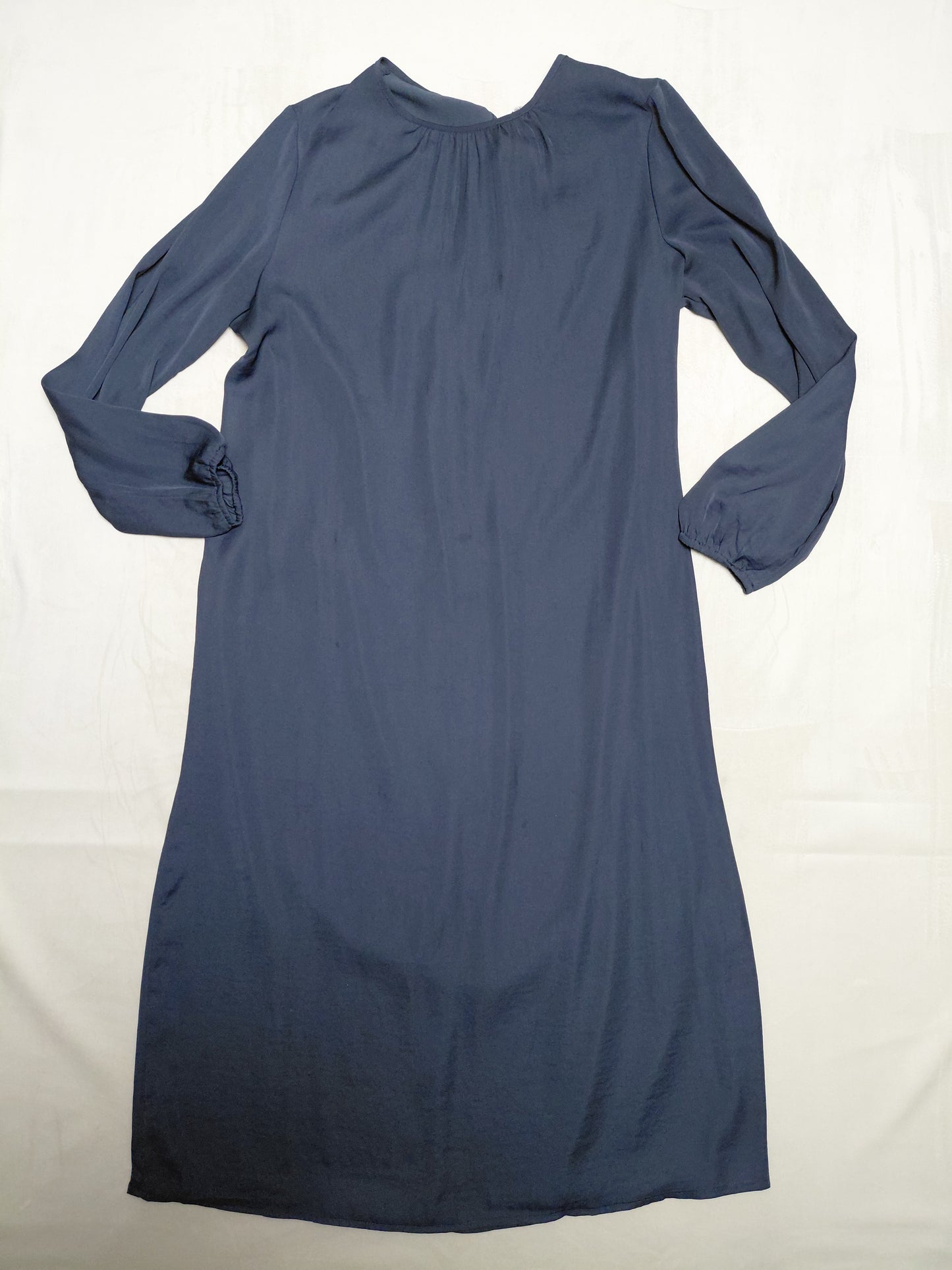 Síðerma kjóll bundinn í mittið, M, MSCH Copenhagen