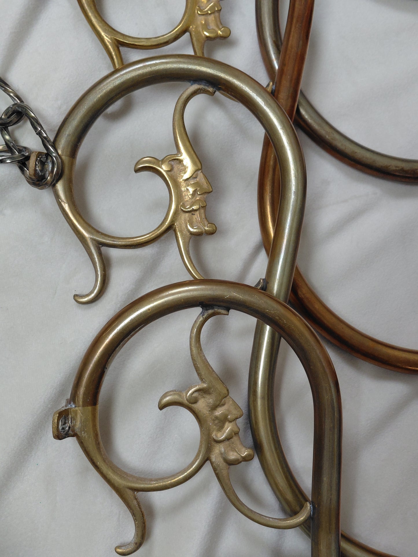 Antík 8 arma loftljós fyrir kerti (1880-1890), Dutch