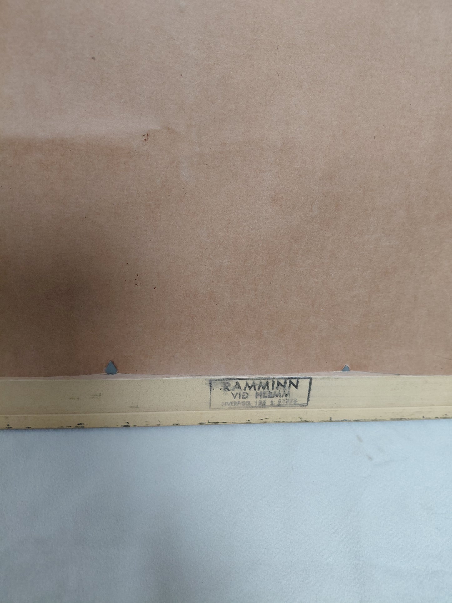 Vintage handsaumuð mynd "Lada og Svanurinn" (1970s), Lada & svanurinn