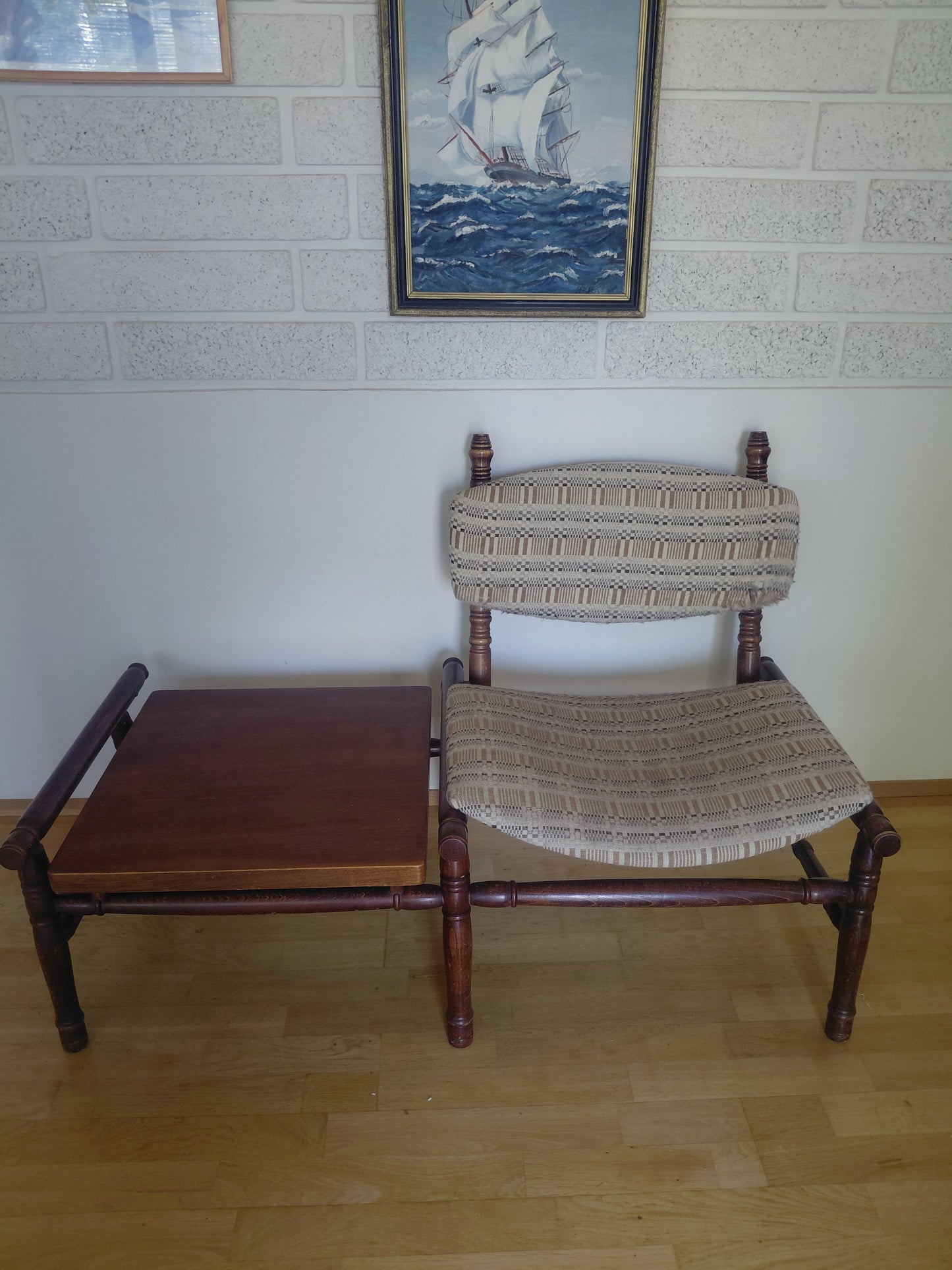 Vintage símabekkur (1960-1970s), Íslensk hönnun & Álafoss áklæði