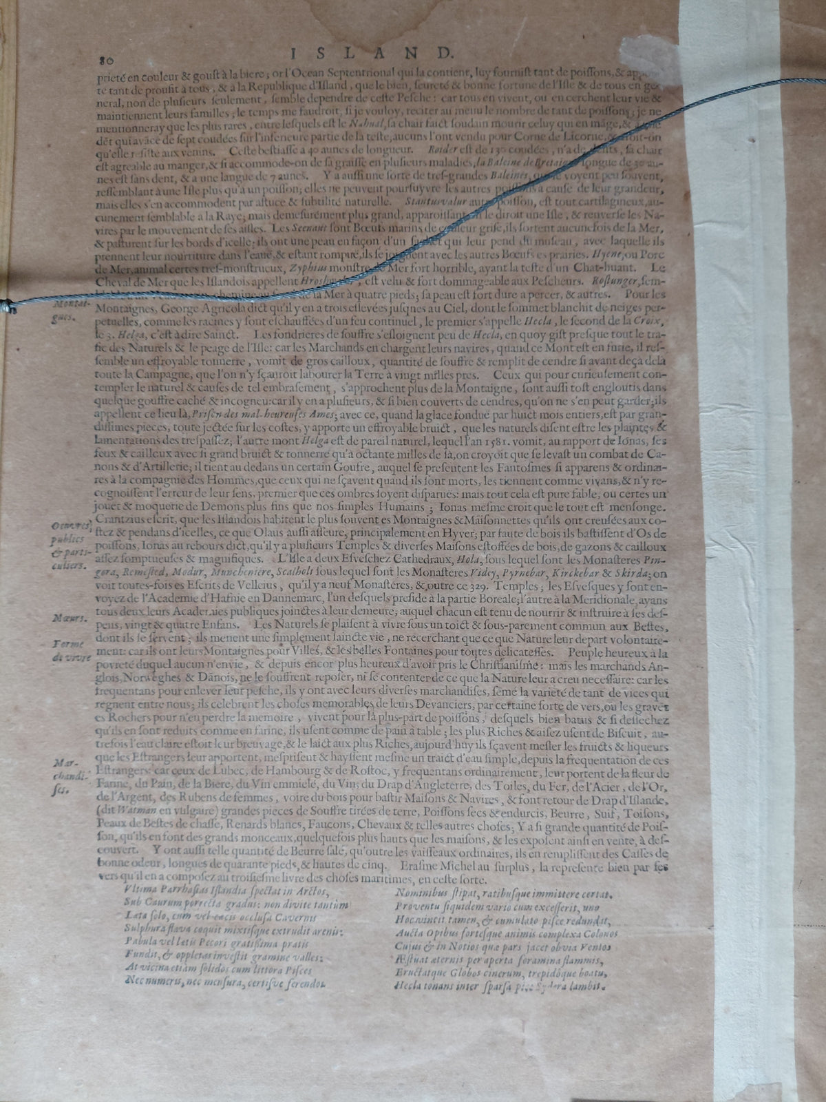 Landakort "Islandia" upprunalegt (1595-1613), Gerardus Mercator (1512–1594)