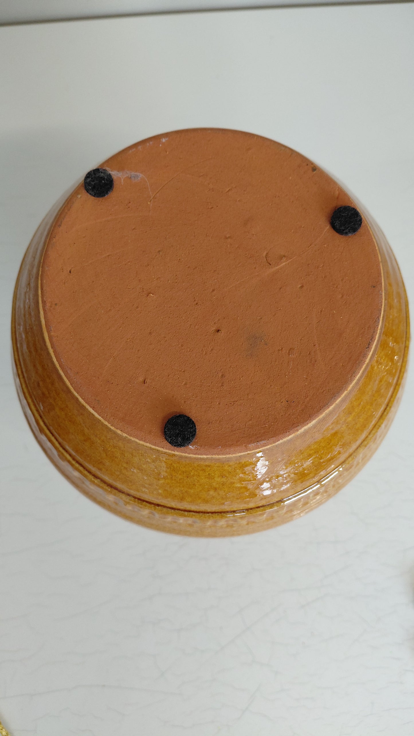 Leir blómavasi, handgerður, Handmade in Portugal