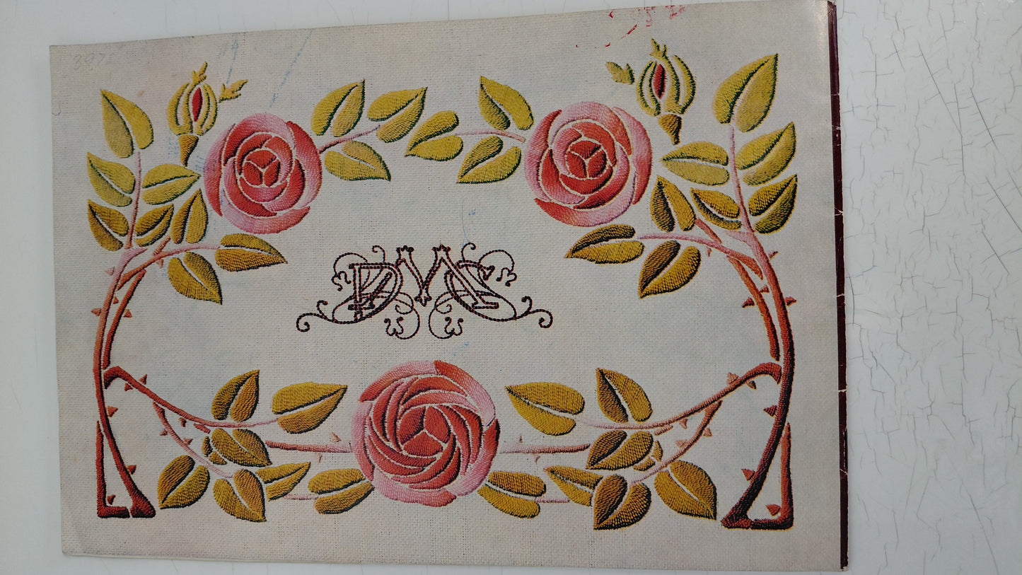 Motifs for Embroderies (útsaumur) no. 4 ár 1958, DMC Library