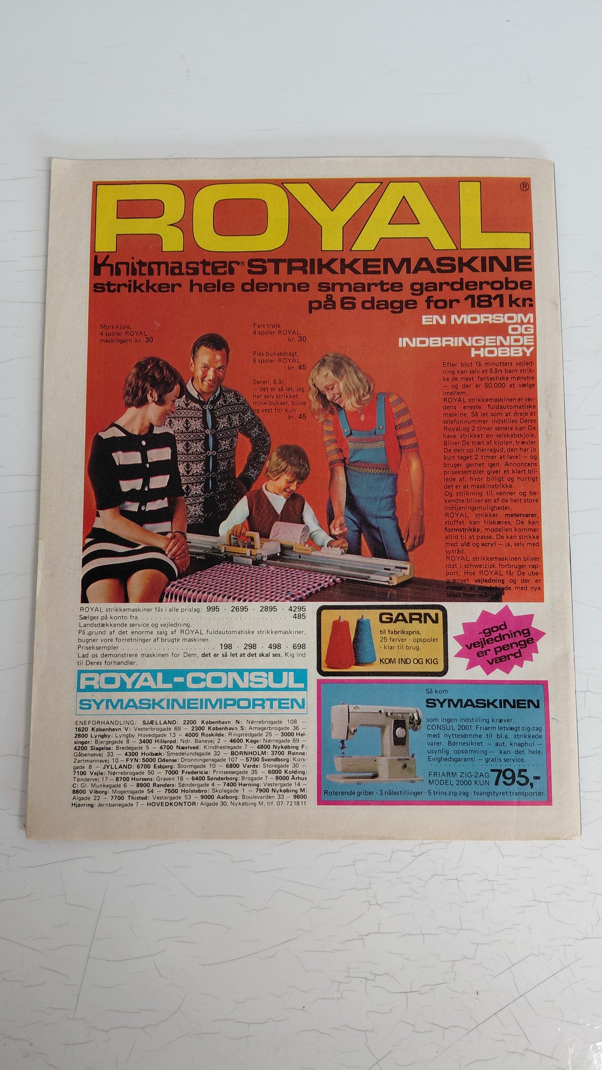 Hendes verden prjónablað nr. 48 (nóv 1973), Hendes verden