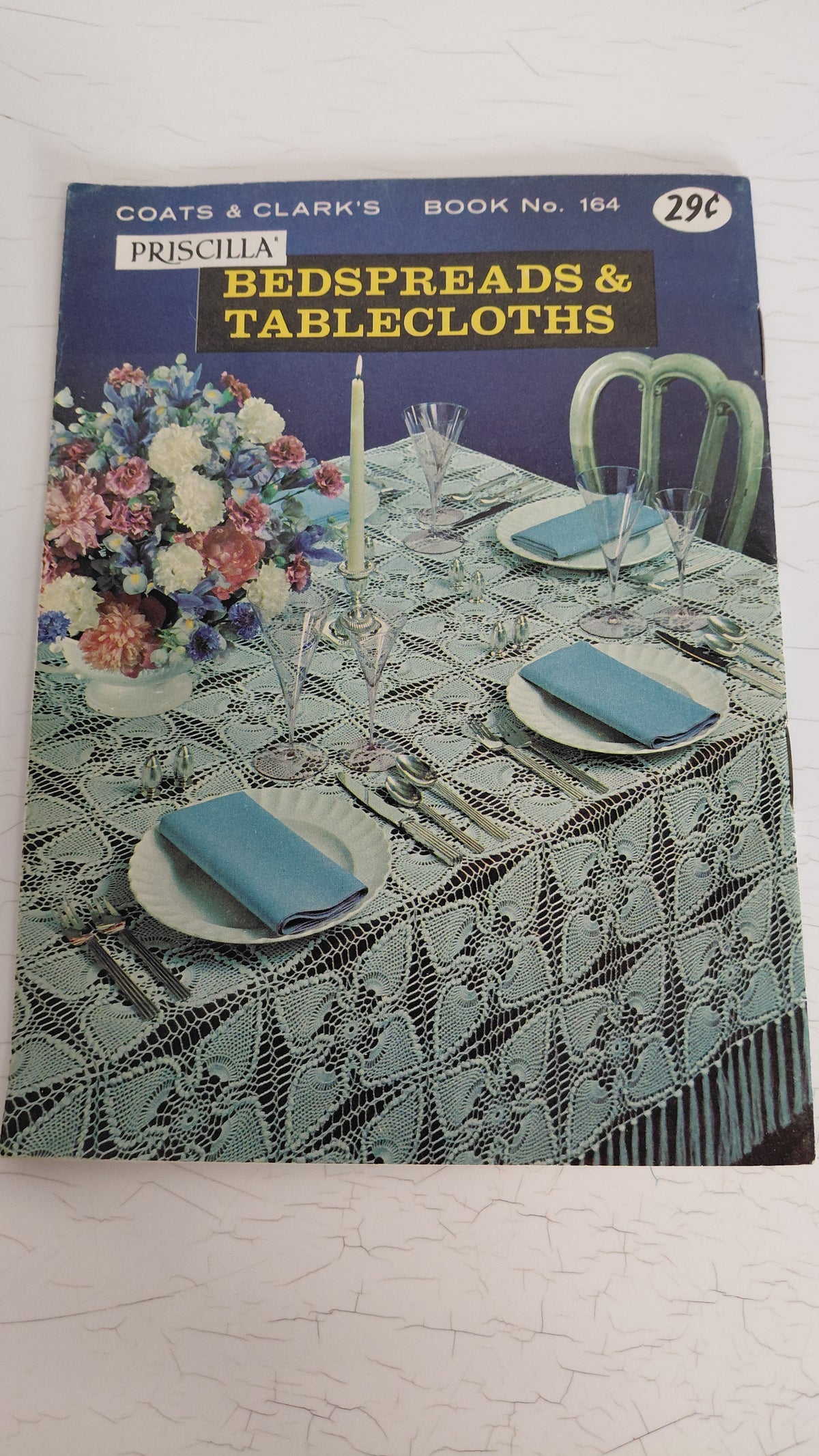 Tablecloths & bedspreads nr. 164, hekl uppskriftir (1965), Priscilla