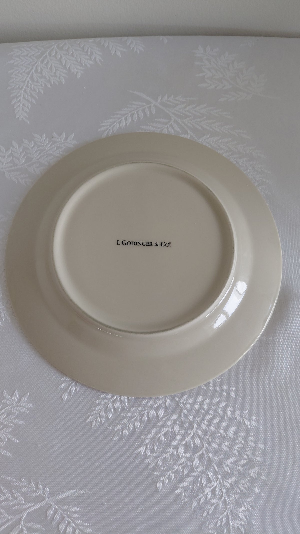 Diskur Börn, Toile de Jouy munstur (Ø20.5 cm), I. Godinger & Co.