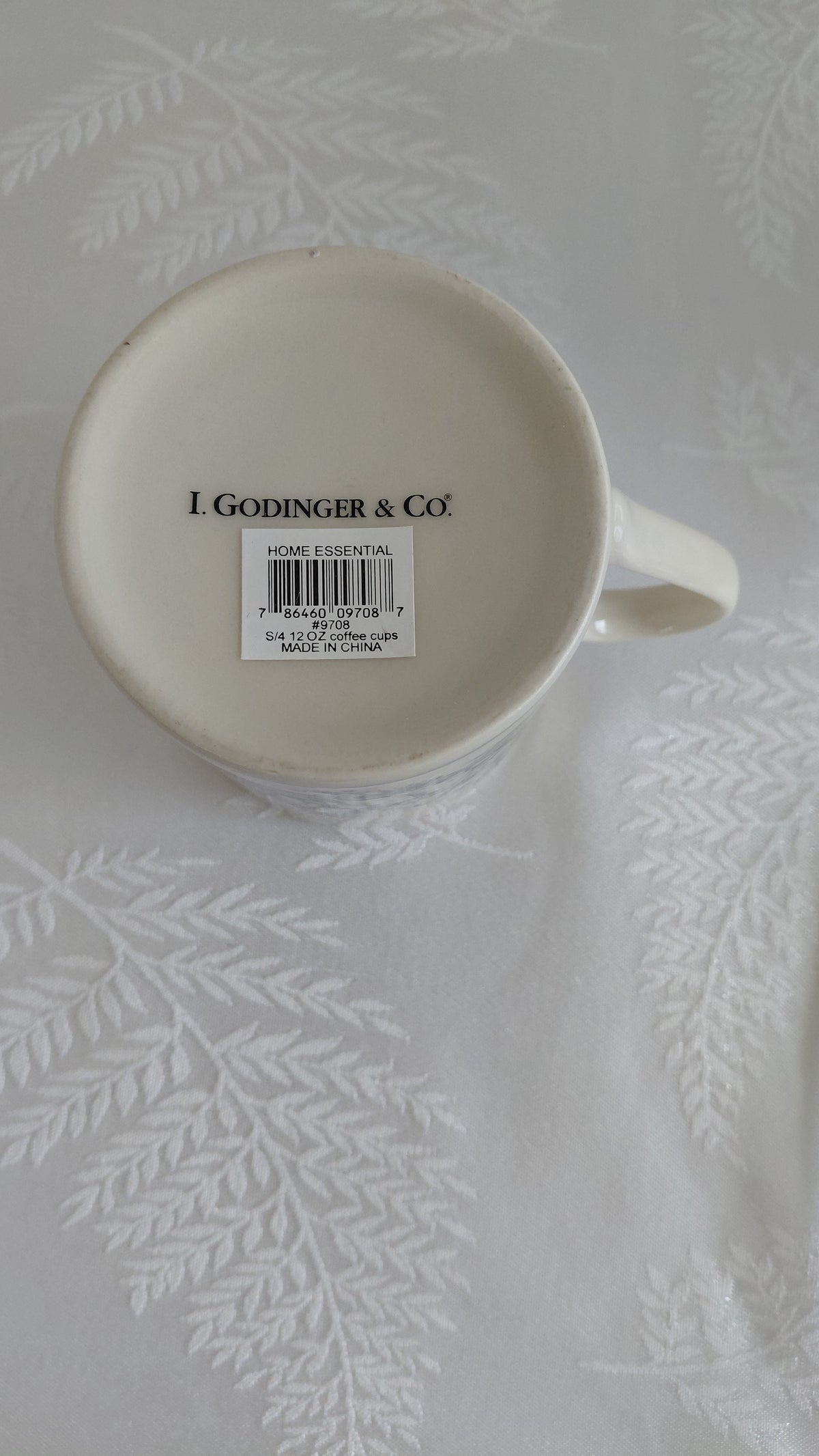 Bolli Konur og maður Toile de Jouy munstur, I. Godinger & Co.