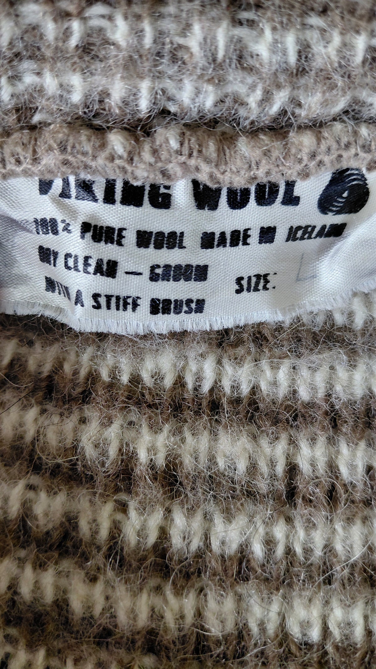 Ullar vesti (1980s), L, Viking Wool