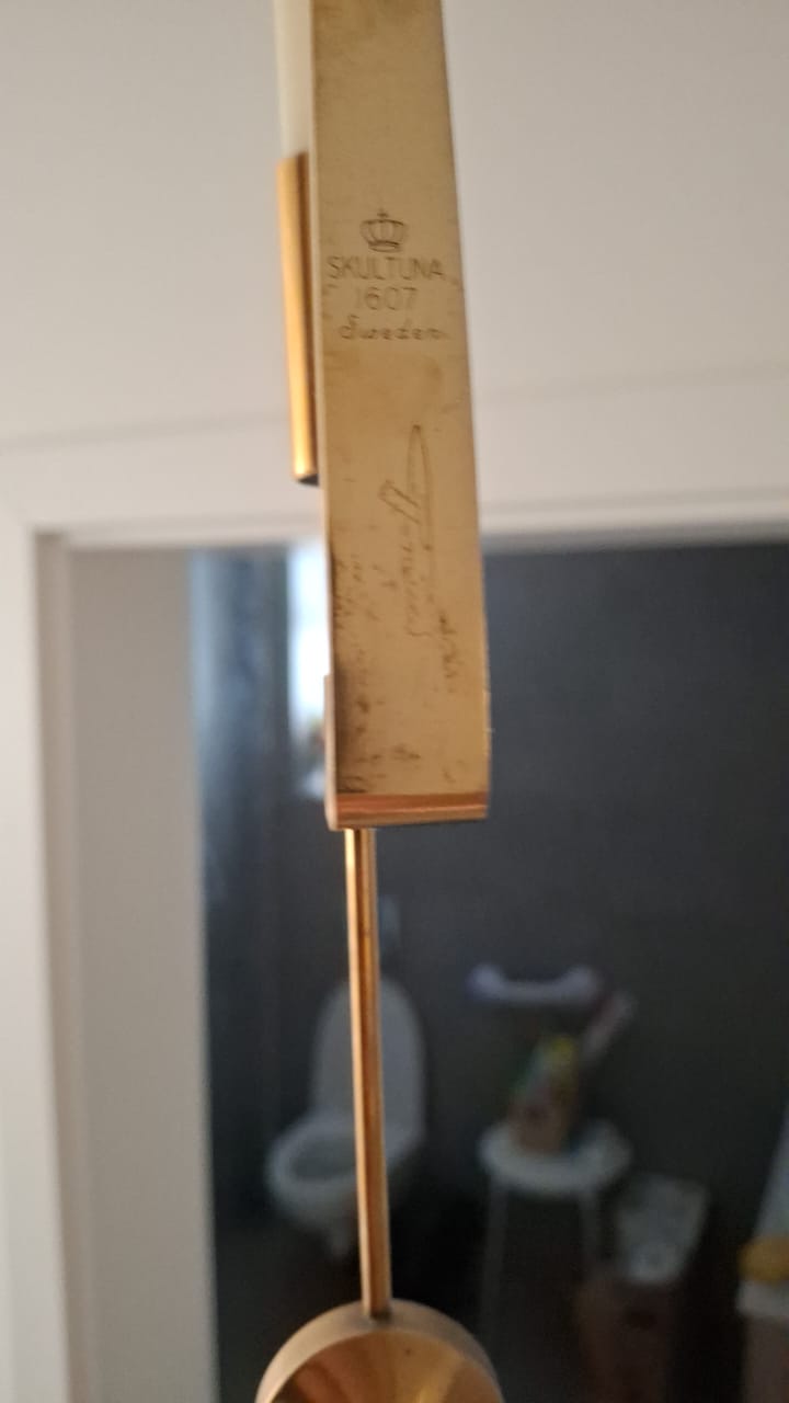 Vegg kertastjaki eftir Pierre Forsell (1950-1960), Skultuna Messingsbruk AB