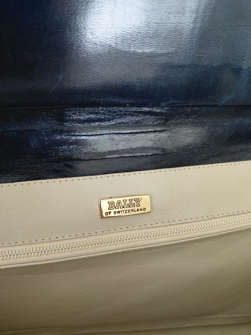 Vintage leður veski (ca. 1995), Bally