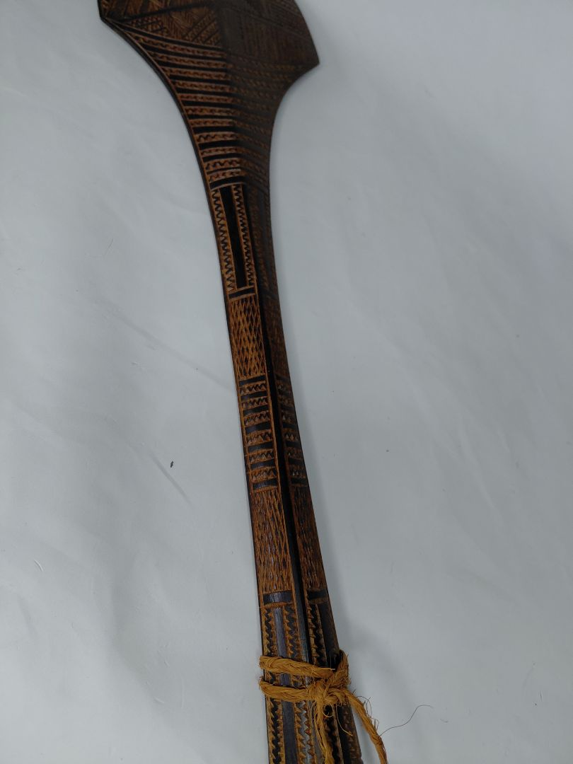 Handmade war club (Fiji)