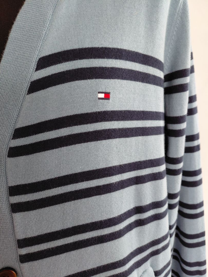Hneppt peysa, L, Tommy Hilfiger