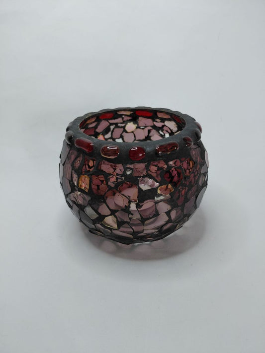 Mosaic spirit candle holder