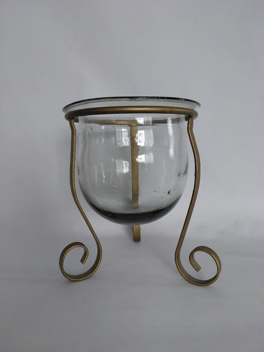 Vintage copper candlestick (h23 cm)