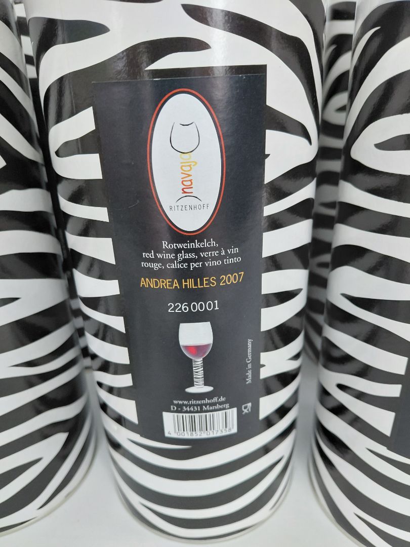 Wine glasses Andrea Hilles 2007 (6 pcs) - unused, Ritzenhoff