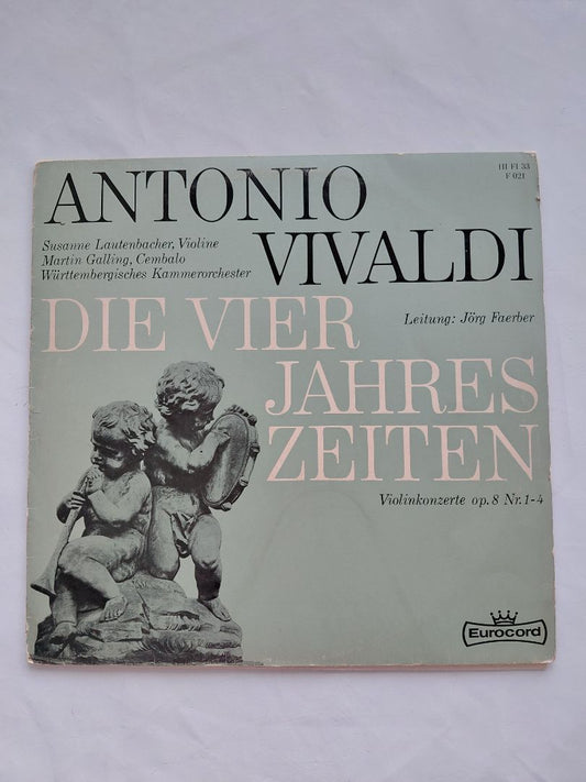 Die Four Jahres Zeiten Violin Konzerte Op. 8 No. 1-4, Antonio Vivaldi