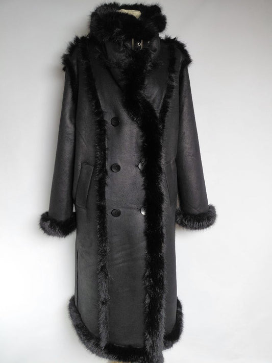 Fur coat (vegan) unused, M, Júník