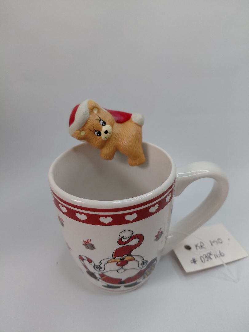 Jólabolla skraut - jóla hundur