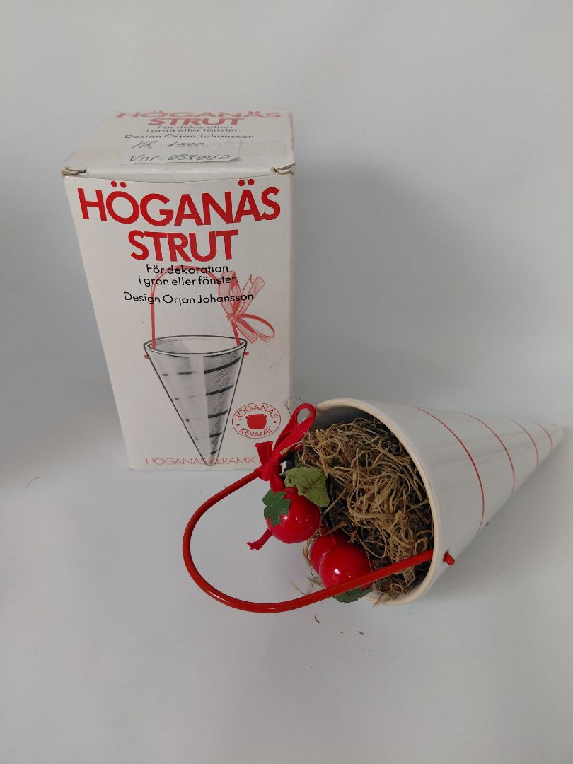 Ceramic vintage kramhús (Christmas decoration), Höganas Keramik AB