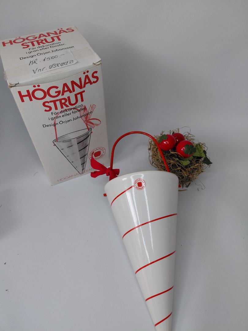 Ceramic vintage kramhús (Christmas decoration), Höganas Keramik AB