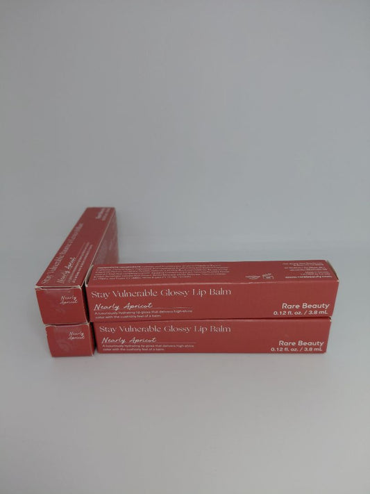 Stay Vulnerable Glossy Lip Balm, Nearly Apricot, Rare Beauty