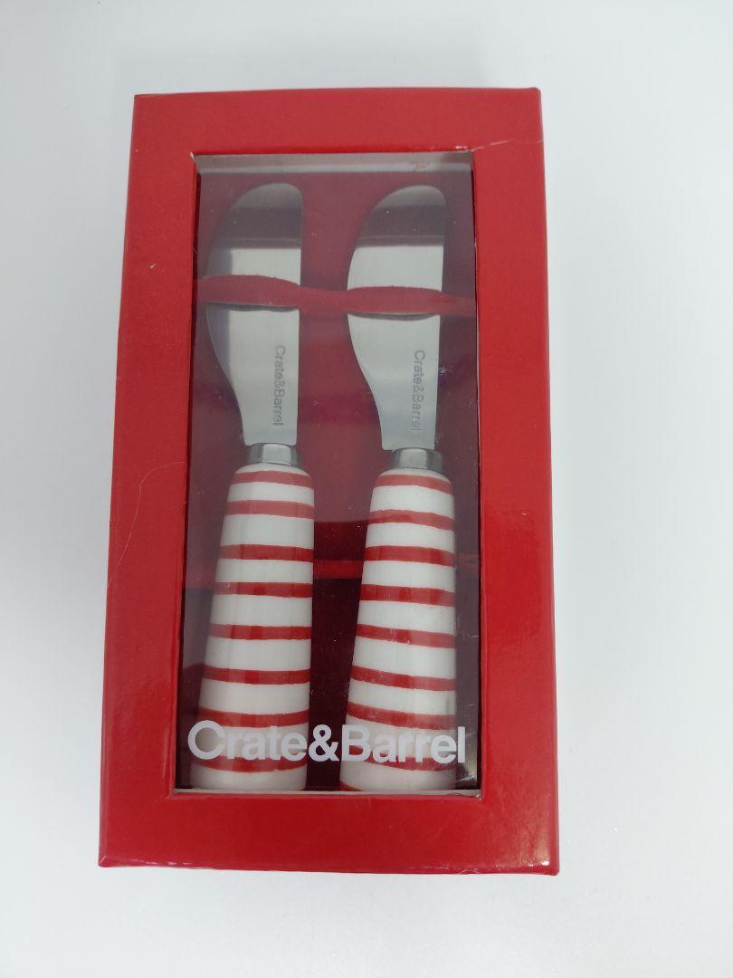 Jóla osta / smjör hnífar 2 stk (2019-2021), Crate & Barrel