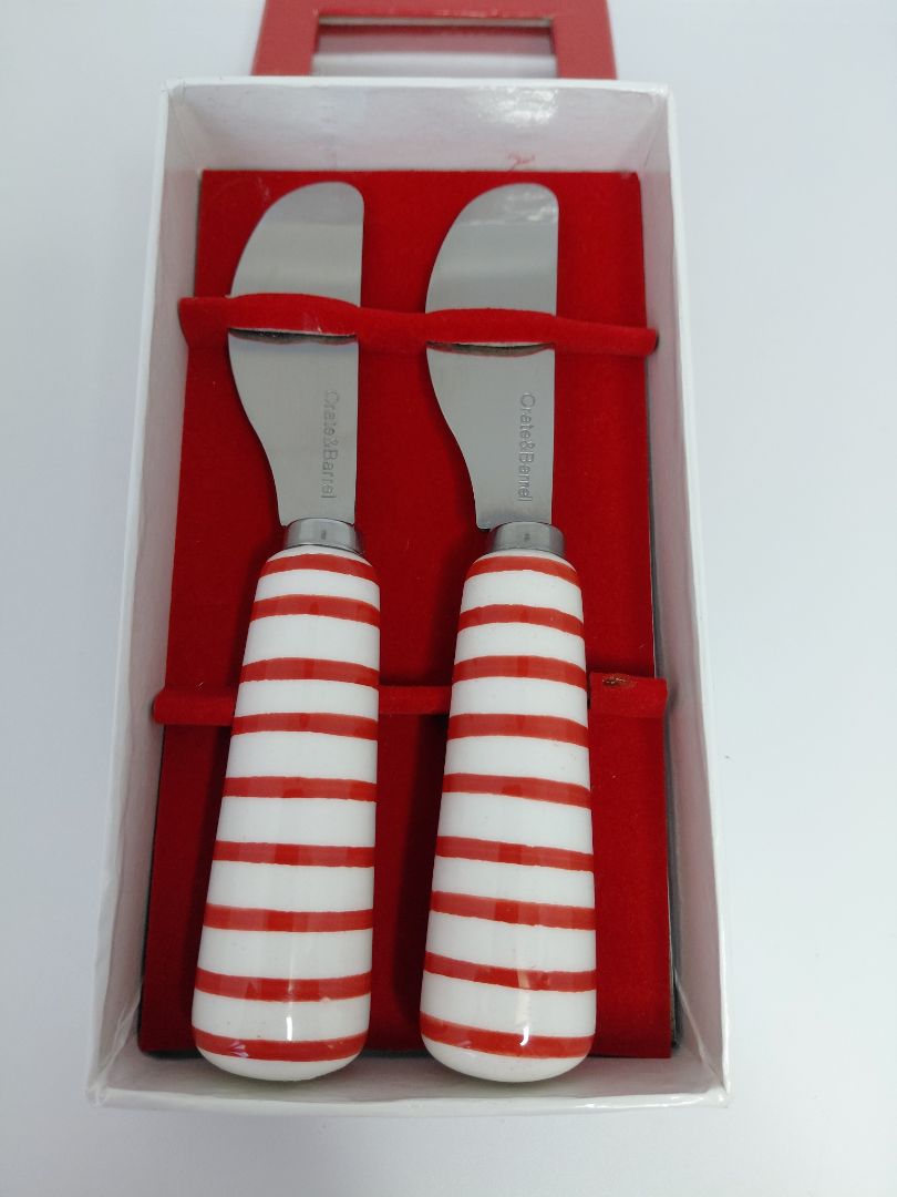 Jóla osta / smjör hnífar 2 stk (2019-2021), Crate & Barrel