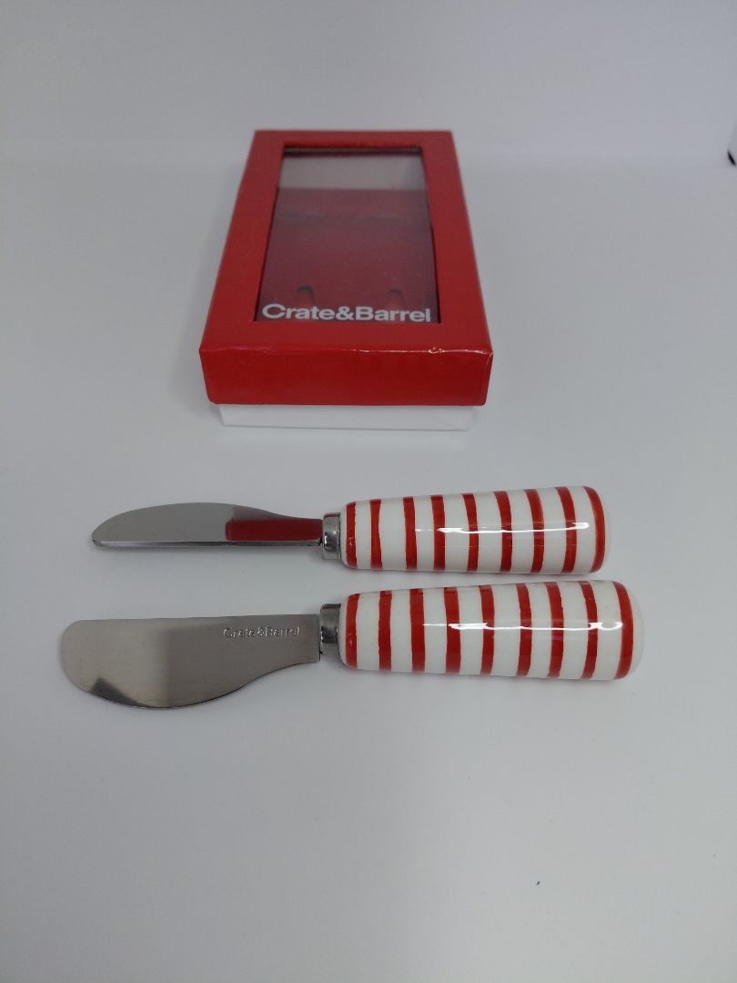 Jóla osta / smjör hnífar 2 stk (2019-2021), Crate & Barrel