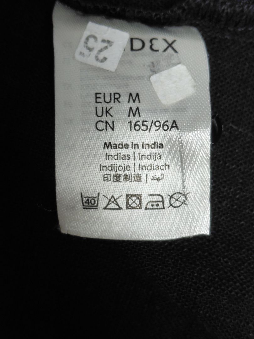 Síðerma kjóll 100% bómull (efni líkt og hör), M, Lindex
