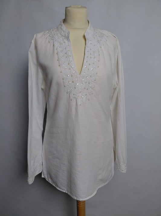 Hör blússa (55% hör, 45% bómull), EUR 40, Marie Philippe