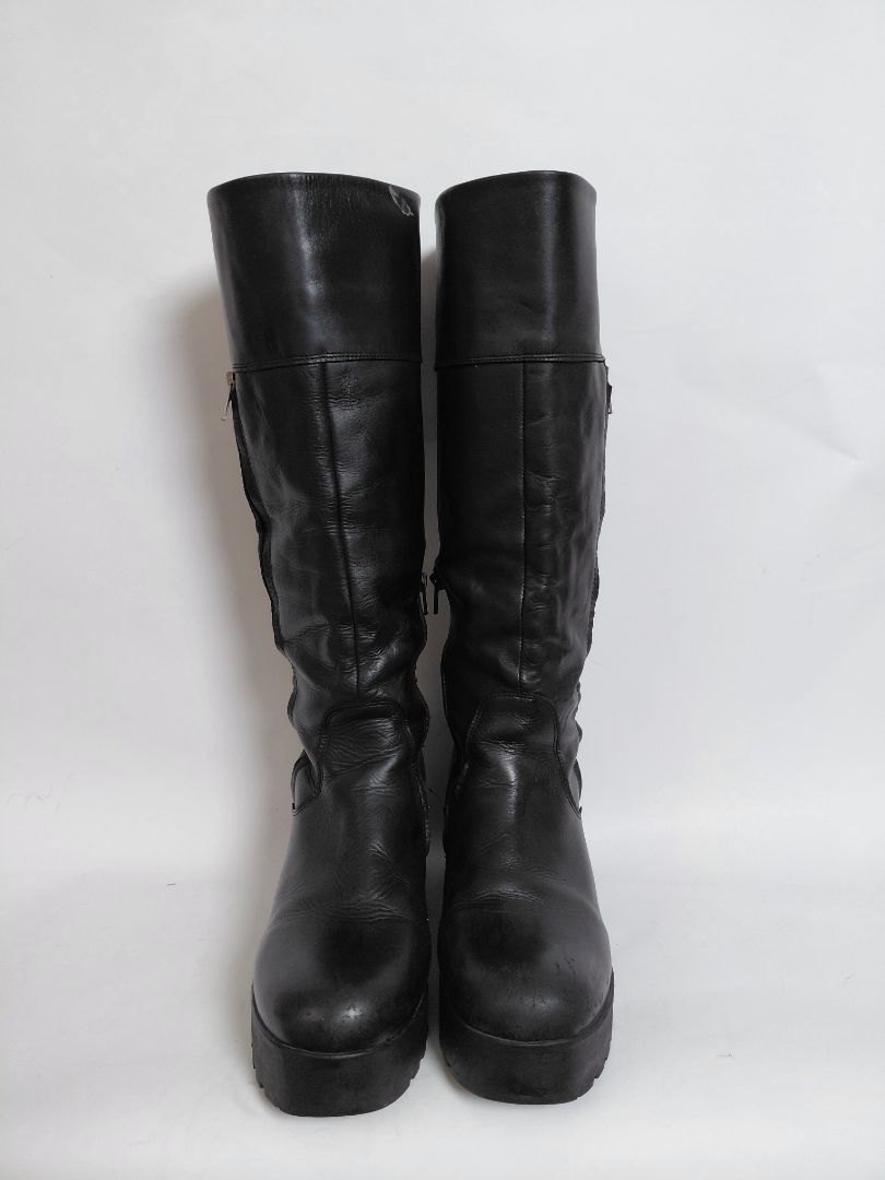 Leðurstígvél (6.5 cm hæll), EUR 41, Bullboxer