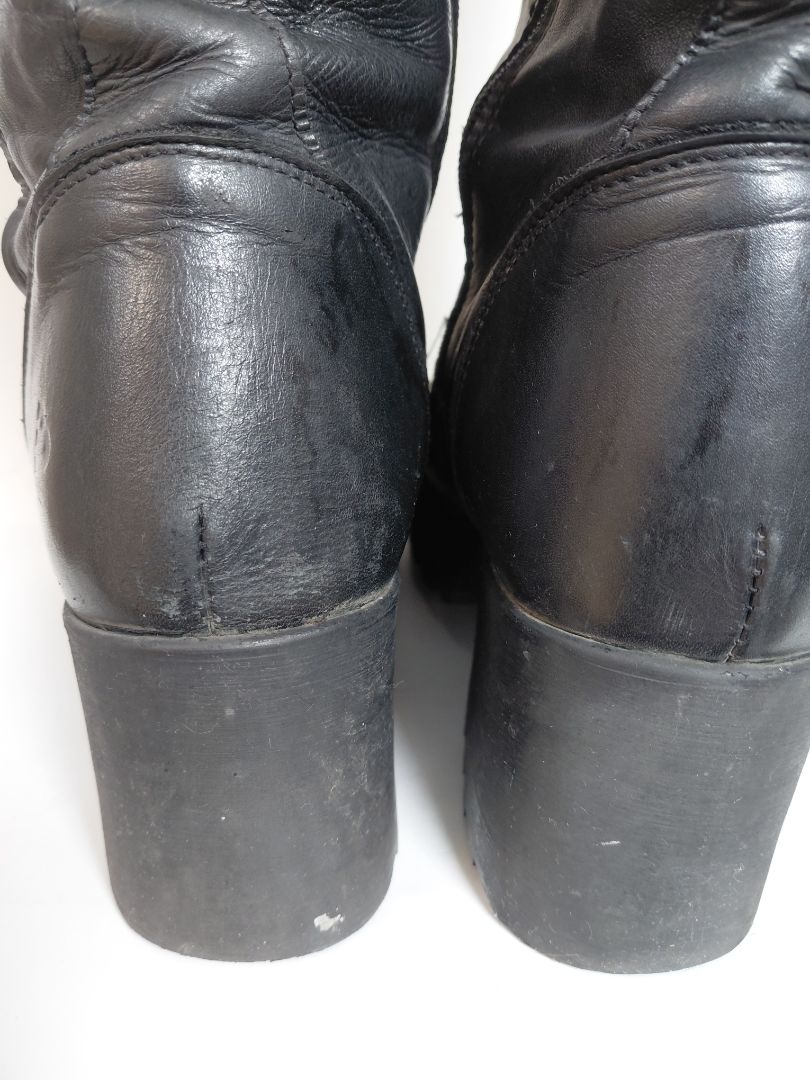 Leðurstígvél (6.5 cm hæll), EUR 41, Bullboxer